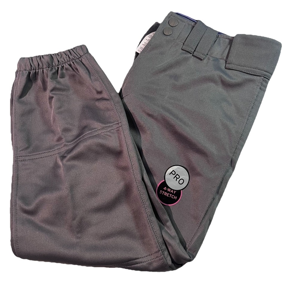 Rip-It Women'S‎ 4-Way Stretch Softball Pant CHARCOAL Size Small NWOT